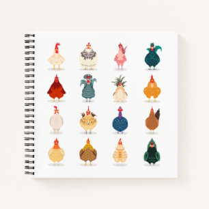 Cute Chicken Notebook