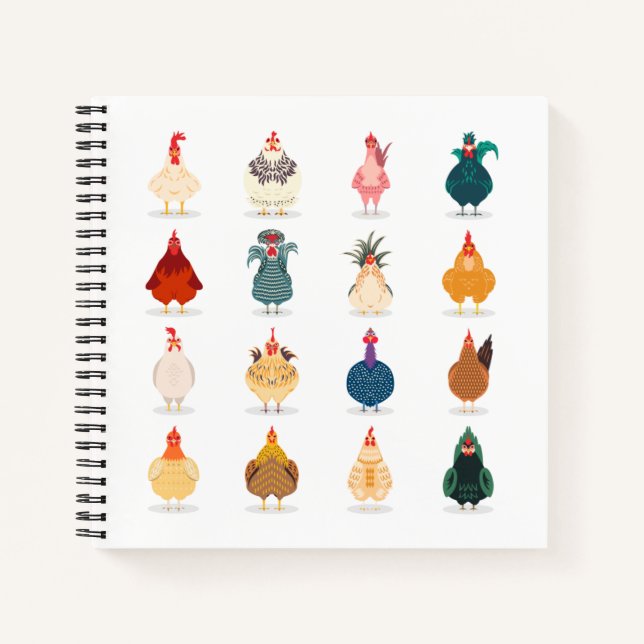 Cute Chicken Notebook (Front)