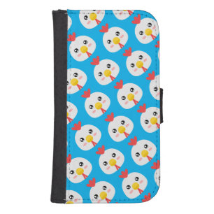Cute Chicken Galaxy S4 Wallet Case