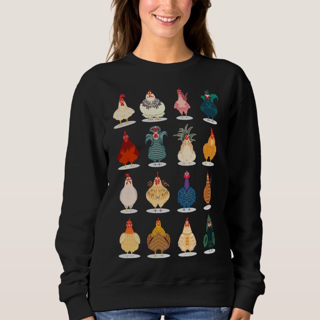 Cute Chicken   Sweatshirt (Front)