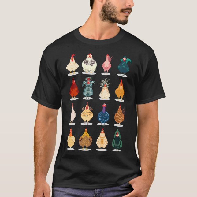 Cute Chicken   T-Shirt (Front)