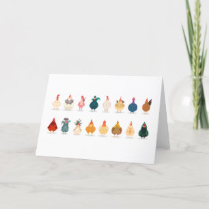 Cute Chicken Thank You Card