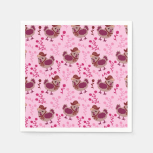 Cute Chickens Napkins