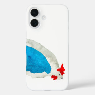 Cute chickens watercolor art iPhone 16 case