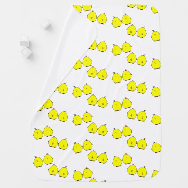 Cute Chicks Baby Blanket (In Situ)