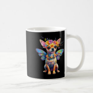 Cute Chihuahua Dog Angel With Wings  Coffee Mug