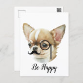 Cute Chihuahua Dog Lover Postcard (Front/Back)
