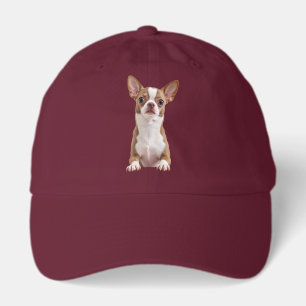 Cute Chihuahua Dog Portrait Baseball Cap Hat