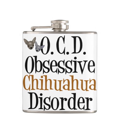 Cute Chihuahua Hip Flask