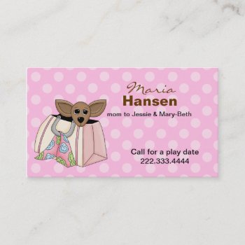 Cute Chihuahua In A Purse Mommy Card by Hannahscloset at Zazzle