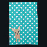Cute Chihuahua Kitchen Towel<br><div class="desc">A cute chihuahua designed by PreciousTees with love:) ©PreciousTees</div>