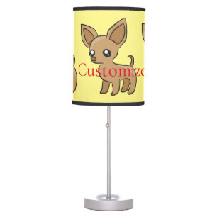 Cute Chihuahua Mama Art Thunder_Cove Table Lamp