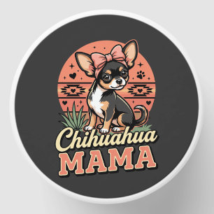Cute Chihuahua Mama Bow Dog Mom Mini Candle Favors