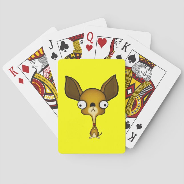 Cute Chihuahua Poker Cards (Back)