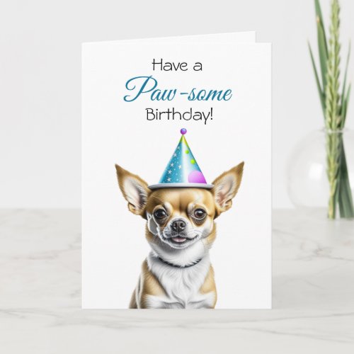 Cute Chihuahua Puns Birthday Card