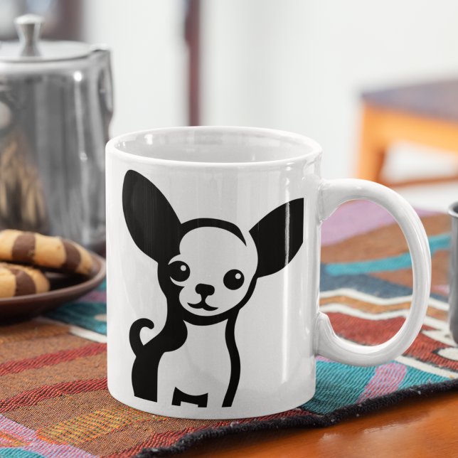 Cute Chihuahua Puppy Coffee Mug (Creator Uploaded)