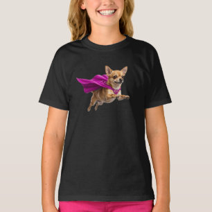 Cute Chihuahua Superhero Kid's T-Shirt