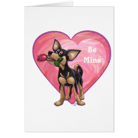 Cute Chihuahua Valentine's Day (Front)