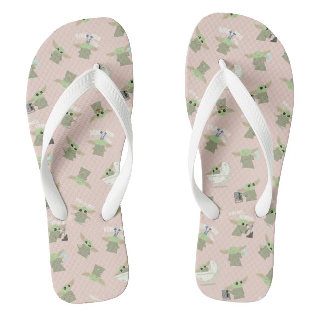 Cute Child Pattern Flip Flops (Footbed)