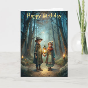 Cute Children in Winter Card