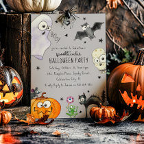 Cute Children's Fun Halloween Invitation