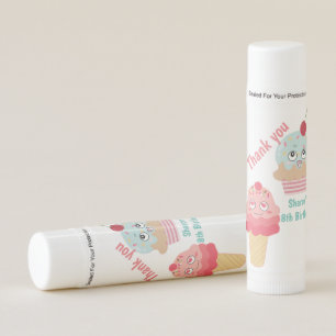 Cute Childrens Kiwi Birthday Lip Balm