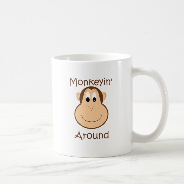 Cute chimp coffee mug (Right)