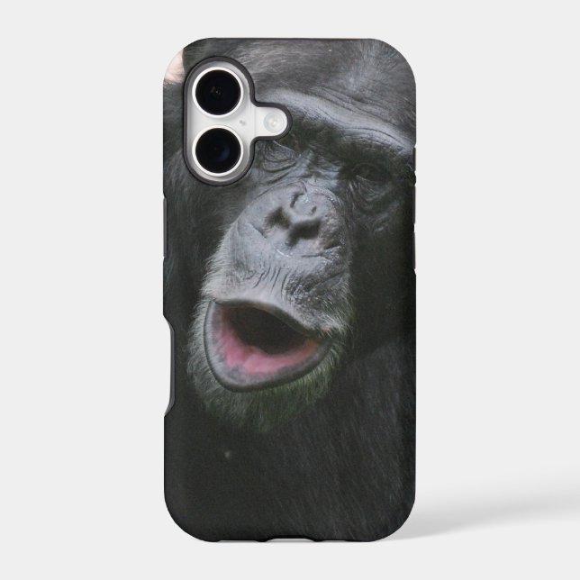 Cute Chimpanzee Iphone Case (Back)