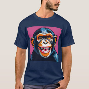 Cute Chimpanzee Laughs T-Shirt
