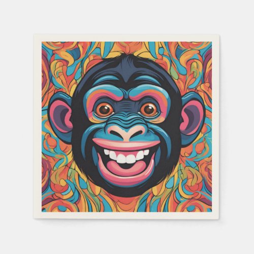 Cute Chimpanzee Napkins