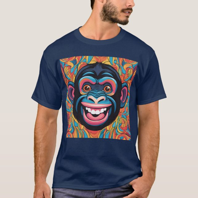 Cute Chimpanzee T-Shirt (Front)