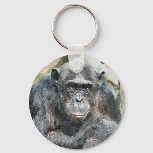 CUTE CHIMPANZEES KEYCHAIN