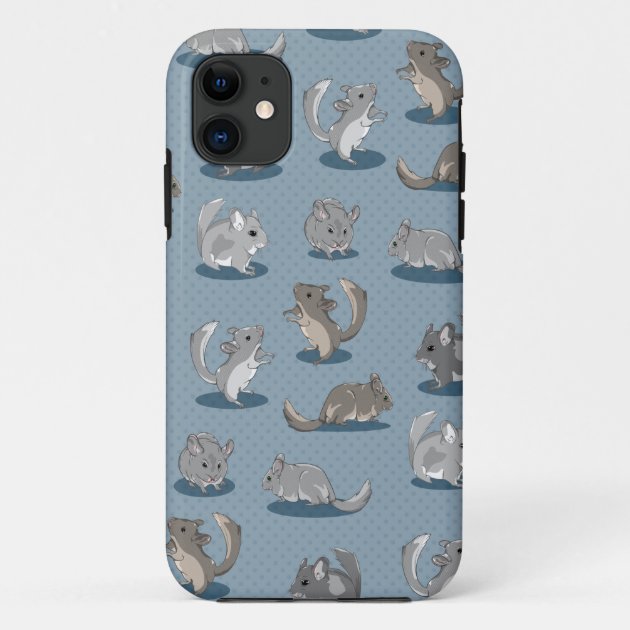 Cute Chinchilla Pattern Case Mate iPhone Case Zazzle