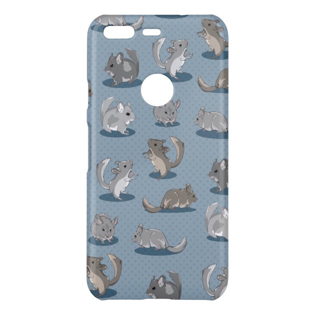 Cute Chinchilla Pattern Uncommon Google Pixel Case Zazzle