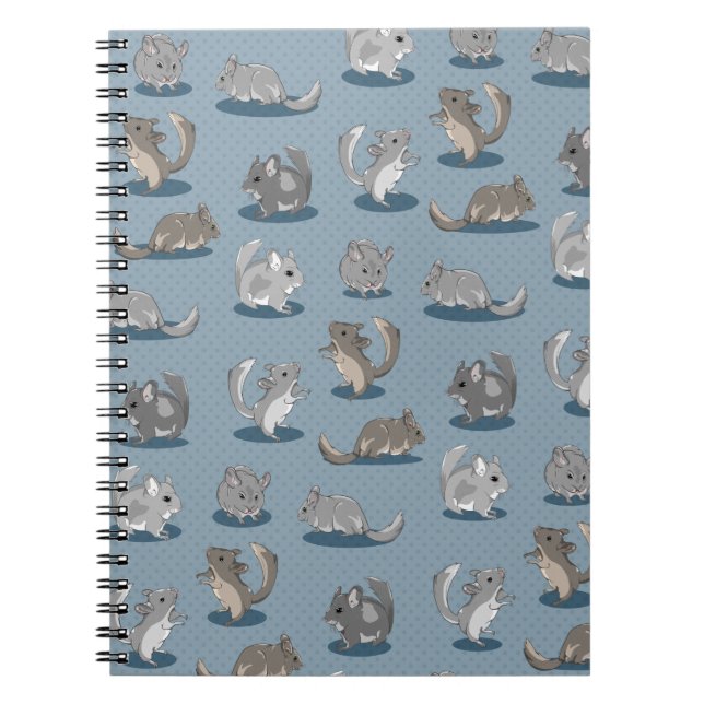 Cute chinchillas notebook (Front)