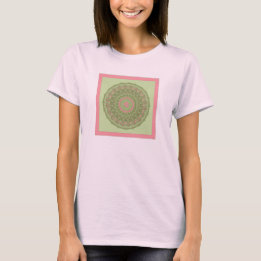 Cute Chinese Kite Green and Pink T-shirt