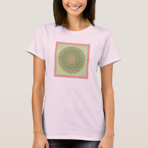 Cute Chinese Kite Green and Pink T-shirt