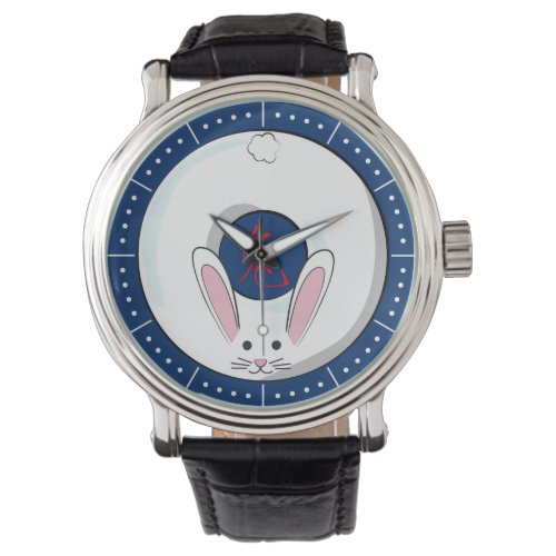 Cute Chinese Zodiac Rabbit Doughnut Watch