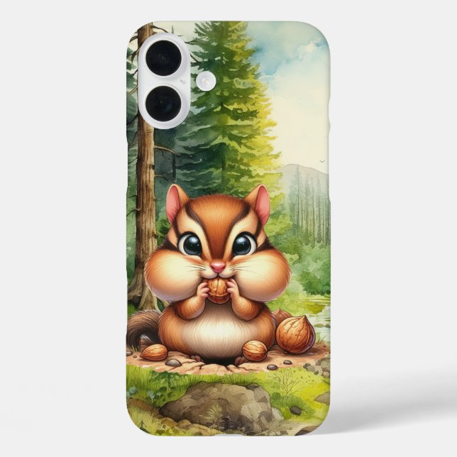 Cute chipmunk animal lovers Case-Mate iPhone case (Back)