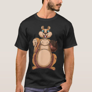 Cute Chipmunk Art For Men Women Kids Chipmunk Anim T-Shirt