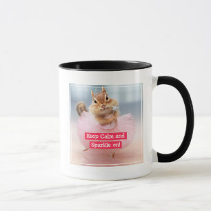 Cute Chipmunk Ballerina in tutu at Dance Studio Mug
