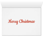Cute Chipmunk Christmas Wreath Cards (Inside Horizontal (Bottom))