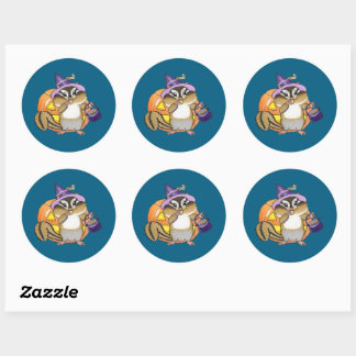 Cute Chipmunk Halloween Sticker