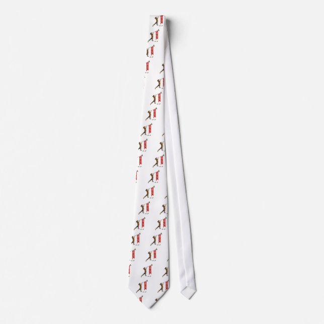 Cute Chipmunk Herald Neck Tie (Front)