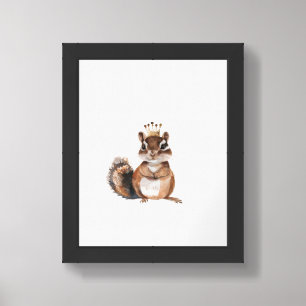 Cute Chipmunk Poster Print