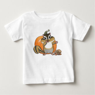 Cute Chipmunk (Squirrel) Pumpkin Baby T-shirt