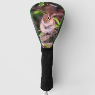 Cute Chipmunk Wildlife Animal Personalized Golf Head Cover