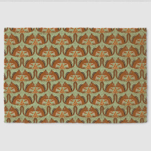 Cute Chipmunks Fall Wedding Patterned Fiber Doormat