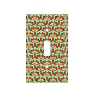 Cute Chipmunks Fall Wedding Patterned Light Switch Cover