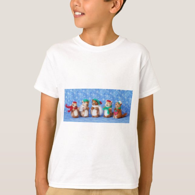 Cute chipmunks  T-Shirt (Front)